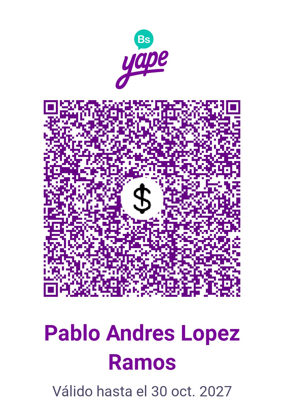 QR Transferencia Bancaria
